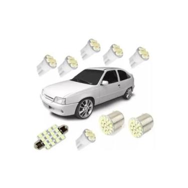Imagem de Kit Lampadas Led Kadett Ipanema Farol Placa Teto Ré Farolete - Blue li