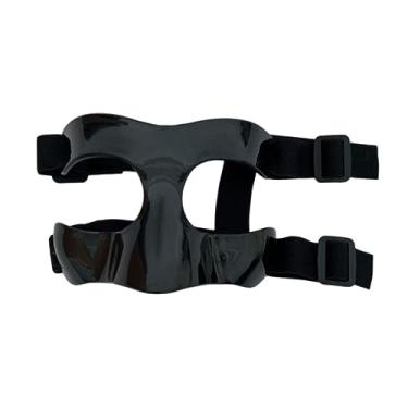 Imagem de Fancyes Protetor para Nariz Quebrado Protetor Facial com Preenchimento Máscara à Prova de Quebra Protetor para Esportes para Futebol Softbal, Meia Armação