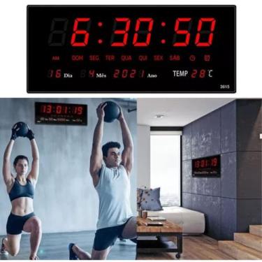 Imagem de Relógio Digital Led Progressivo Calendário Quarto - Aton