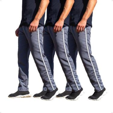 Imagem de Kit 3 Calças Treino Tactel Masculina com Bolso Traseiro 276 - BEN20, G