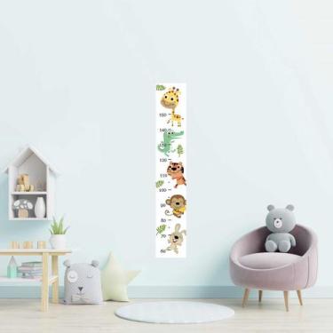 Imagem de Régua Adesiva Infantil Animais Da Floresta N09211 20x115cm - Adesivo B