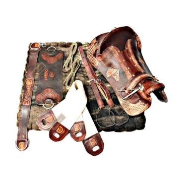 Imagem de KIT 10x peças SELA Marreca Arreio CAVALO Laço Comprido - SELARIA SERRA