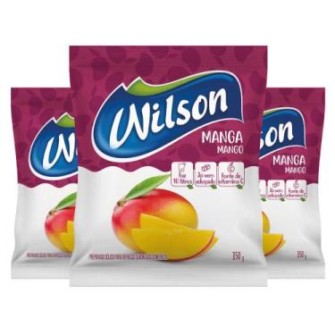Imagem de Kit 3un de Suco Em Pó Refrescante Sabor Natural Manga 350G Rende 10L A