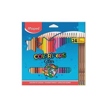 Imagem de Lapis cor 024 maped color peps 3 bla - MAPED(2123/6918/537729856)