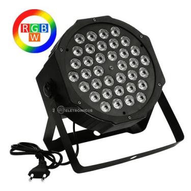 Imagem de Canhão 36 Leds 30w Rgbw E Strobo Flash Profissional Iluminação de Palc