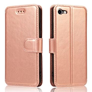 Imagem de QLTYPRI Capa para iPhone 6 iPhone 6S de couro PU premium capa carteira simples TPU bumper [compartimentos para cartões] [suporte] [fecho magnético] capa flip à prova de choque para Apple iPhone 6