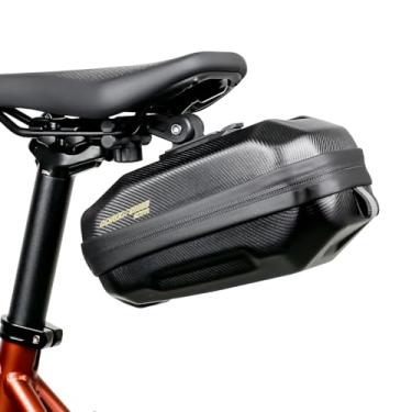 Imagem de GORIX Bolsa de selim de bicicleta traseira rígida durável à prova d'água ciclismo estrada montanha bicicleta (S7)