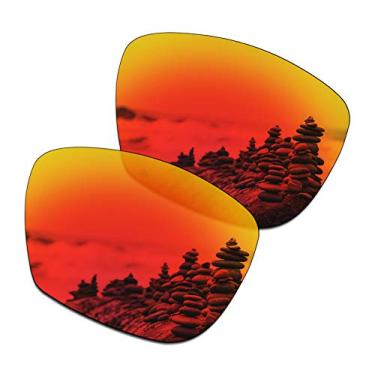 Imagem de SmartVLT Lentes de reposição femininas vermelhas para óculos de sol Oakley Hold On OO9298