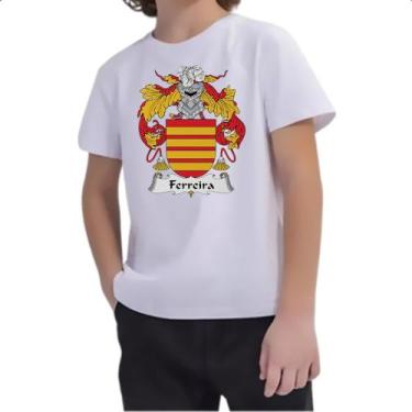 Imagem de Camiseta Infantil Brasao Familia Ferreira - Alearts, 12