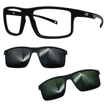 Imagem de Oculos Mormaii 6127 Swap 5 AAS Com 2 Clipons Cinza e G15, Cinza, G15