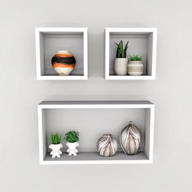 Imagem de Kit Nichos para quarto Banheiro Sala Nicho Organizador de Brinquedos 1