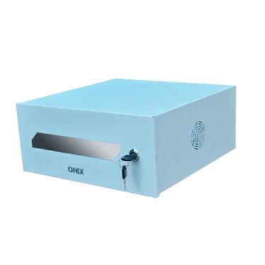Imagem de Mini Rack Organizador 15 Acrílica Onix Para Dvr - Ônix, Branco