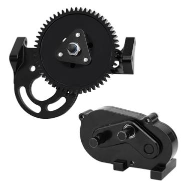 Imagem de RZXYLRC LCG Metal Prefixal Gearbox 30% Overdrive Front Motor Transmission Transfer Case for Axial 1/10 RC Crawler SCX10 I II 90046 Capra TRX4 LCG Cheater Rigs Built