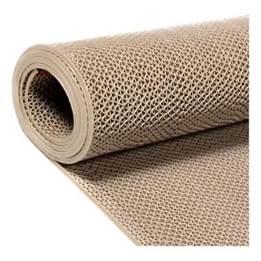 Imagem de Tapete Antiderrapante Banheiro Áreas Úmidas Molhada Box Piso Grid Sauna Cozinha Piscina(1,20x0,60,Bege)