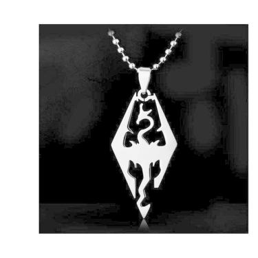 Imagem de Colar Corrente Game Of Thrones Targary Prateado 50cm