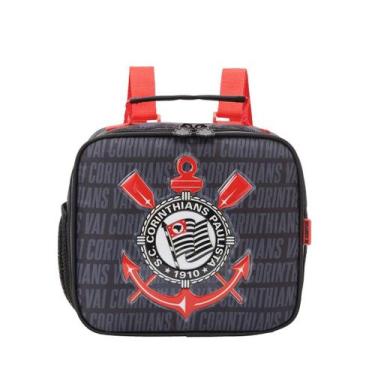 Imagem de Lancheira Mochila Infantil Térmica Escolar Corinthians - Xeryus
