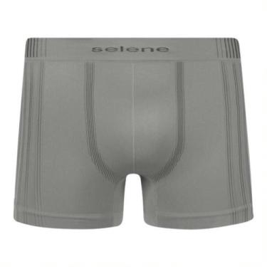 Imagem de Cueca Selene Boxer Microfibra Sem Costura 11070.003, Chumbo, G
