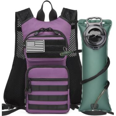 Imagem de ATBP Mochila de hidratação isolada para caminhadas, colete de corrida com bolsa de bexiga de TPU de 3L para homens de ciclismo de maratona