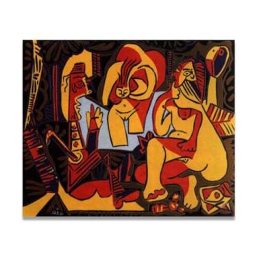 Imagem de Murais The Luncheon On The Grass Diego Rivera – Arte de realismo socialista mexicano, muralista do século 471, coleção clássica do museu de Nova York para decoração de casa 80 x 96 cm