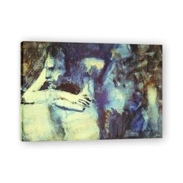 Imagem de Murais Woman Leaning Ahead Diego Rivera – Arte de realismo socialista mexicano, muralista do século 958, coleção clássica do museu de Nova York para decoração de casa 20 x 28 cm