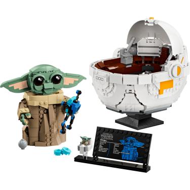 Imagem de LEGO® Star Wars™ - Grogu™ com berço Hover