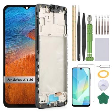Imagem de YHXMARSCAN Tela de substituição para Samsung Galaxy A16 5G LCD para Samsung Galaxy A16 5G SM-A166B A166P A166U Incell Touch Screen digitalizador com moldura (não para Galaxy A16 4G)