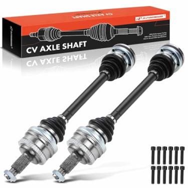 Imagem de A-Premium Par Premium (2) Conjunto De Eixo Traseiro Cv Compatível Com Bmw 318I 1991-1992, 318Is 1991, 325I 1987-1993, 325Is 1987-1991, M3 1988-1991, 1.8L 2.3L 2.5L, Lado Do Motorista E Passageiro