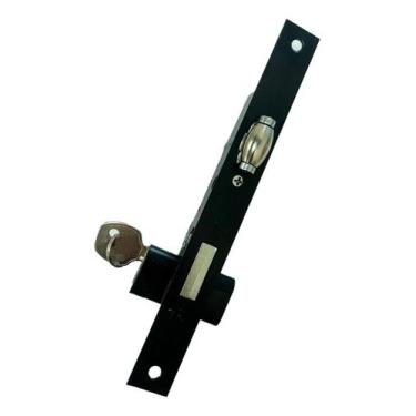 Imagem de Fechadura Pivotante Rolete Perfil Estreito Ferro ou Alumínio 1070 Pret