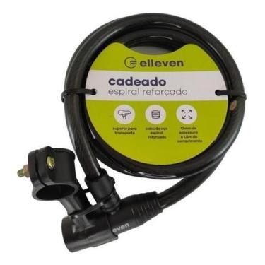 Imagem de Cadeado Espiral 1M X 12Mm Encapado Bike Bicicleta Step - Elleven