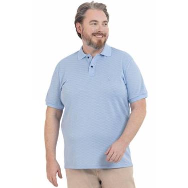 Imagem de Camisa Polo Plus Size Masculina Tricot Algodão