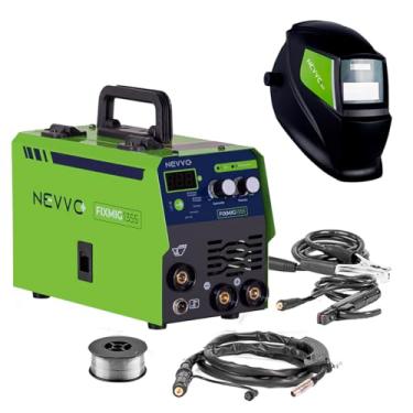 Imagem de Máquina Inversora De Solda Fixmig1355 Bivolt 120a Mig S/Gás Mma Tig NEVVO + Máscara de Solda Com Escurecimento Automático MSN1200