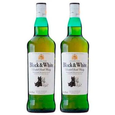 Imagem de Whisky Black e White 1L 2 Unidades - Black  White