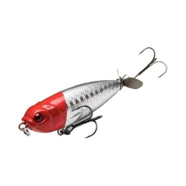 Imagem de Isca de Pesca Flutuante 8.8g 55mm - Hélice Popper com Rotação de Cauda