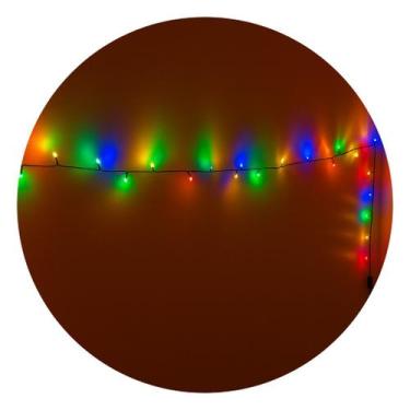 Imagem de Pisca Pisca 100 LEDs 10m 8 Funções Natal Festa Jardim Varanda 220V - D