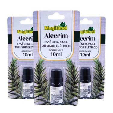 Imagem de Kit 3 Essencia p/ Difusor Elétrico Alecrim Mogilândi 10ml