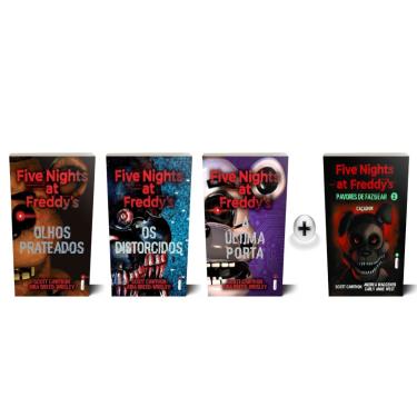 Imagem de Kit de Livros: Five Nights at Freddys: Olhos Prateados, Os Distorcidos, A Última Porta e Caçador
