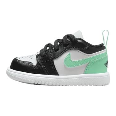 Imagem de Nike Tênis infantil Air Jordan 1 Low Alt, Branco/Verde Brilhante/Preto, 17
