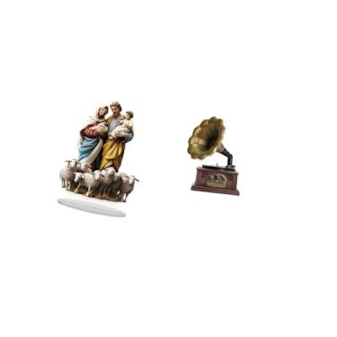 Imagem de Vaveren Decoração de Mesa de Acrílico DIY, Enfeite de Mesa Exclusivo, Decoração para Casa para Canto de Férias, Lareira, Escultura Colecionável, Estátua Vinta