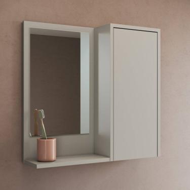 Imagem de Armário Espelheira de Banheiro 60 Bologna com 1 Porta Arenas Arenas