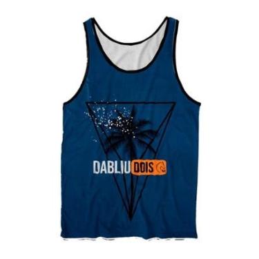 Imagem de Regata Camiseta Masculina Estampa Full com Coqueiro Verão-Masculino