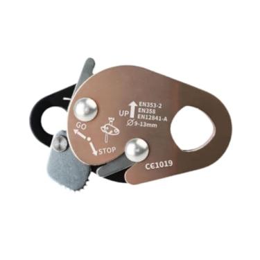 Imagem de Vaveren Dispositivo de ajuste para corda de escalada, segurança em árvores, equipamento para arboristas, Marrom