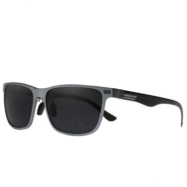 Imagem de Óculos De Sol Masculino Polarizado Design Piloto Com Proteção Uv400 Preto