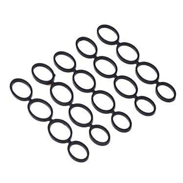 Imagem de RiToEasysports Bandas de Resistência para Treinamento de Força, Fortalecedor de Mão de Silicone Com 5 Peças para Guitarra Baixo Banjo Piano, Treinador de Aderência de Velocidade de Dedo para Músicos e Entusiastas de Fitness