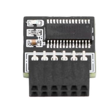 Imagem de Luqeeg Atualização de Desempenho Estável do Módulo TPM2.0 para 11 para GC TPM2.0 S 12Pin Módulo de Segurança da Placa Mãe