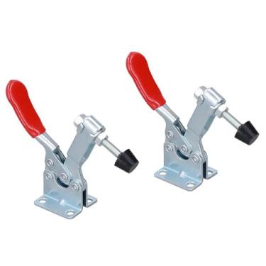 Imagem de Grampo de Aperto Rápido Horizontal, Kit com 2 Unidades, Capacidade 225kgf