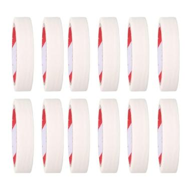 Imagem de aqxreight Fita para Pintura de Carro Fita Adesiva Branca 20mm X 20m/0 78inx65 6 Pés para Pintores para Artesanato Escolar Arte 10 Rolos para Limpeza Subsequente para Pintura de CarroFita para (12