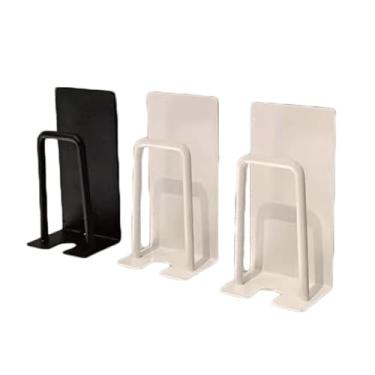 Imagem de LNQKJXIIA Boutiques US 3 peças de suporte de copo de escova de dentes e enxaguante bucal de aço inoxidável, suporte de drenagem de cabeça para baixo, rack de prato de armazenamento de banheiro