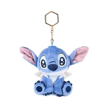 Imagem de Brinquedo De Pelúcia Stitch Azul Disney Scrump Anjo Cartoon Boneco Gen
