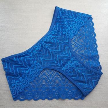 Imagem de Calcinha de Renda Cor:Azul AtalaiaTamanho:M - De Prazer, Azul atalaia,
