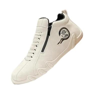 Imagem de Botas De Cano Alto Masculinas Com Sola Macia Confortáveis Para Uso Cas